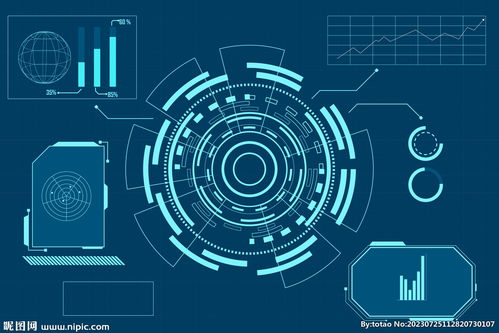 科技信息图素材设计图
